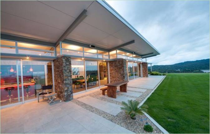 Kuća među brdima - krajobrazni projekt asa iz asa, Novi Zeland