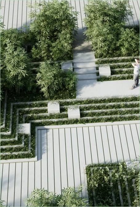 Dizajn vrta labirinta u Indiji