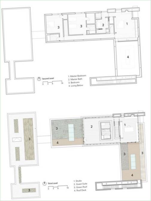 Plan Wood House od Brininstool + Lynch