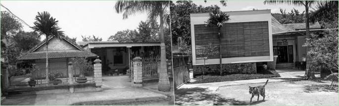 Fotografija kuće prije i nakon preuređenja