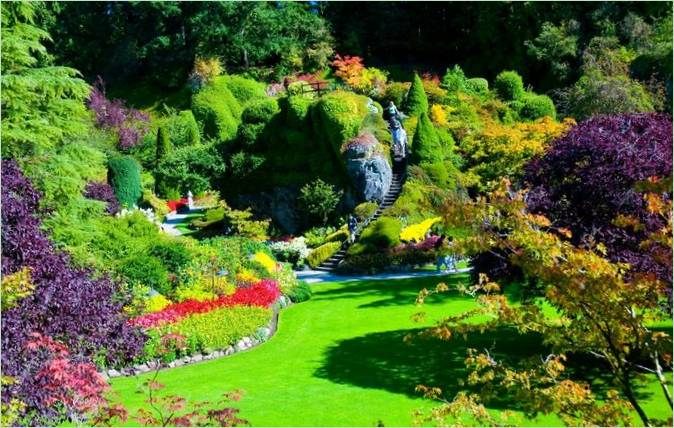 Butchart garden u Britanskoj Kolumbiji