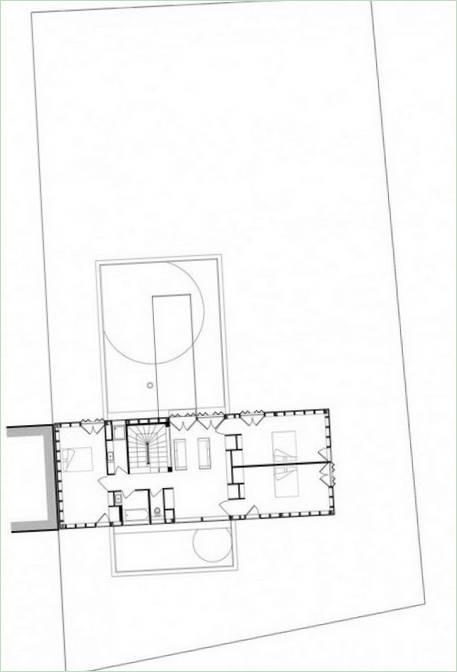 Plan shema konzolne kuće u Francuskoj
