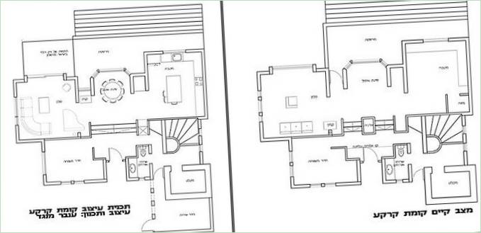 Plan kuće u šumi u engleskom stilu