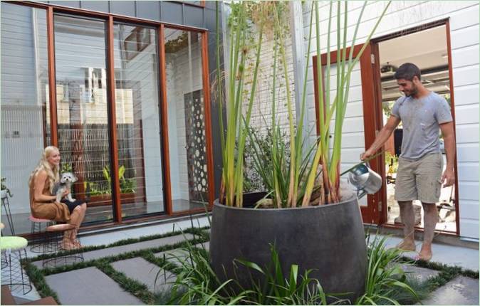 Dizajn interijera moderne vikendice u Brisbaneu, Australija: patio
