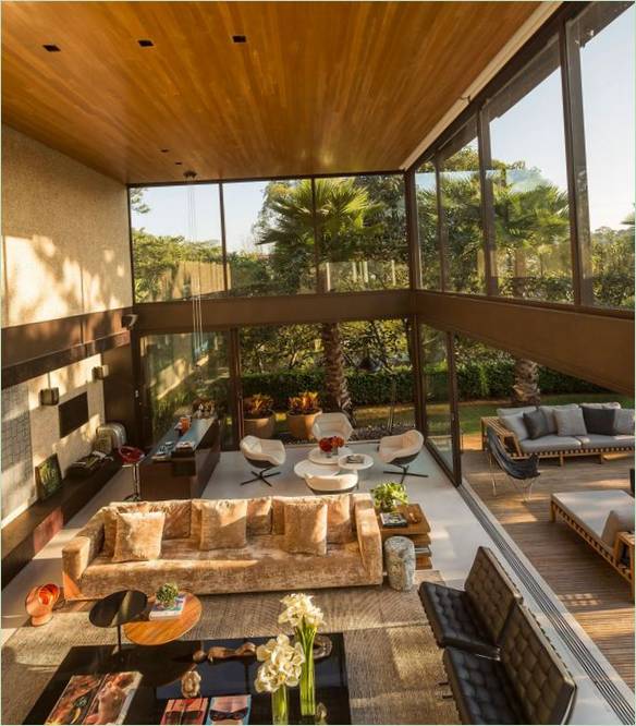 Luksuzni interijer kuće u Sao Paulu, Brazil: unutar kuće