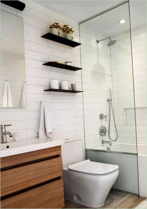 Moderni dizajn kupaonice kod kuće u SAD-u