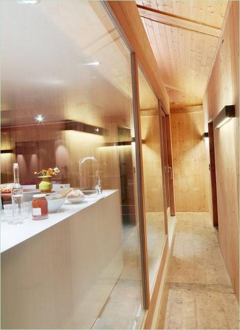 Interijer chalet u švicarskim planinama od strane Aisinea