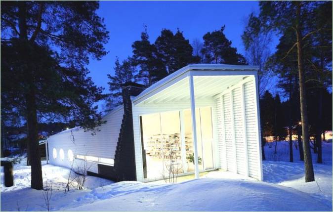 Dizajn moderne šumske kuće u Finskoj