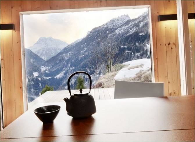 Interijer chalet u švicarskim planinama od strane Aisinea