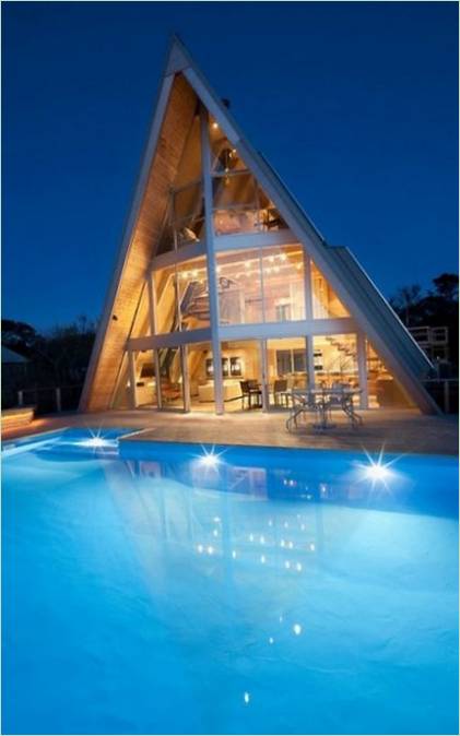 Dizajn luksuzne kuće iz snova s bazenom
