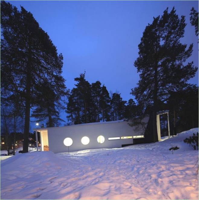 Dizajn moderne šumske kuće u Finskoj