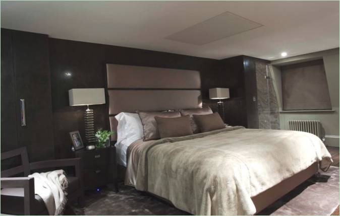 Luksuzni dizajn interijera spavaće sobe