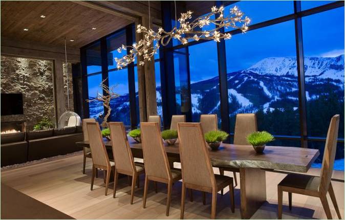 Zimska rezidencija u stjenovitim planinama, Montana