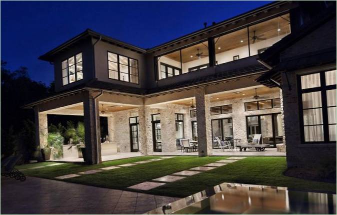 Moderni stil luksuzne seoske kuće u Teksasu