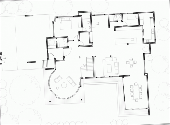 Plan ladanjske kuće Nazionale