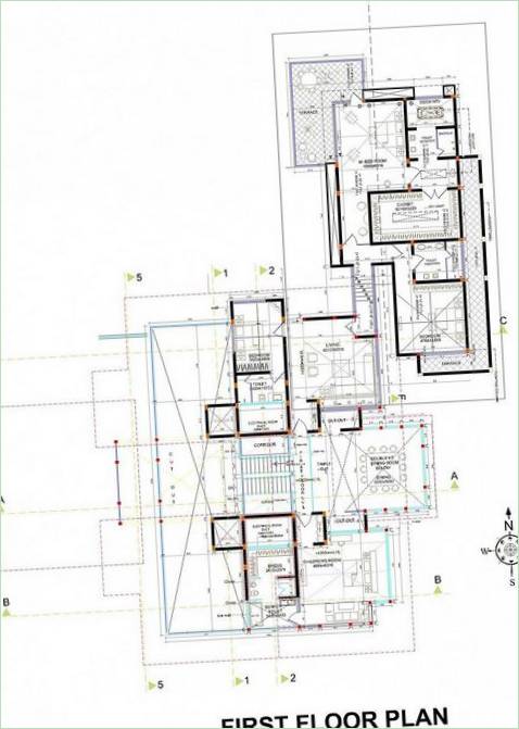 Plan-shema rezidencije u Bahreimu
