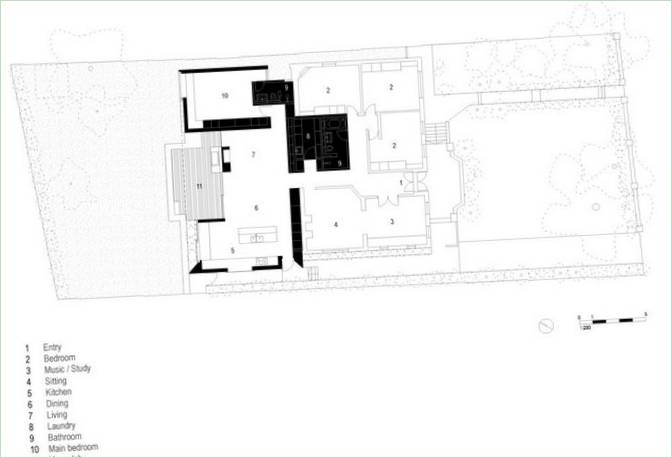 Plan Skylight House