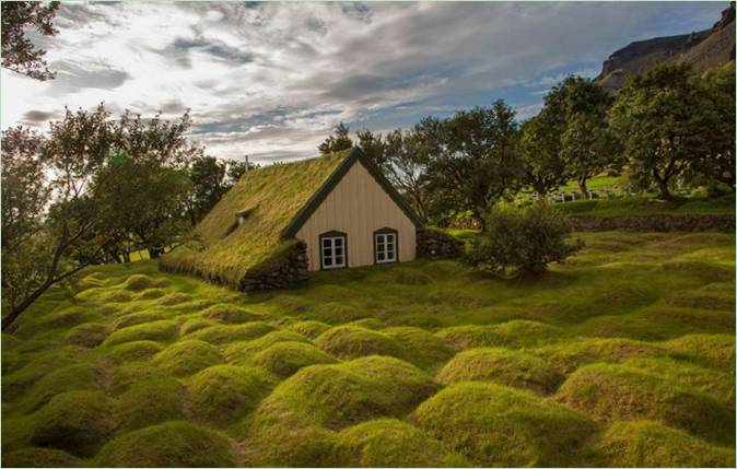 Osamljena kuća na Islandu