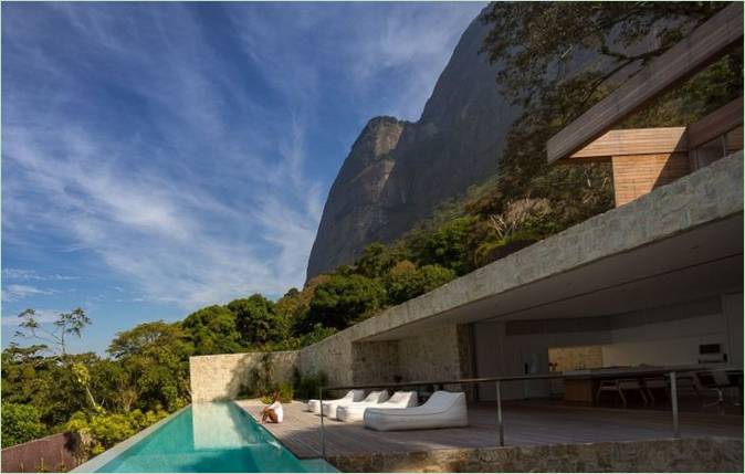 Prekrasna terasa na otvorenom u Rio de Janeiru