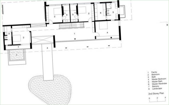 Plan Screen House od K2LD Arhitekti