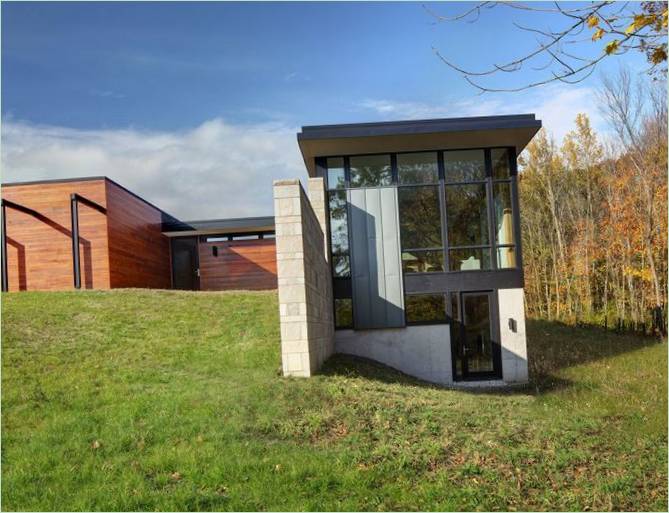 Dizajn interijera kuće Ipasina u Viskonsinu, SAD
