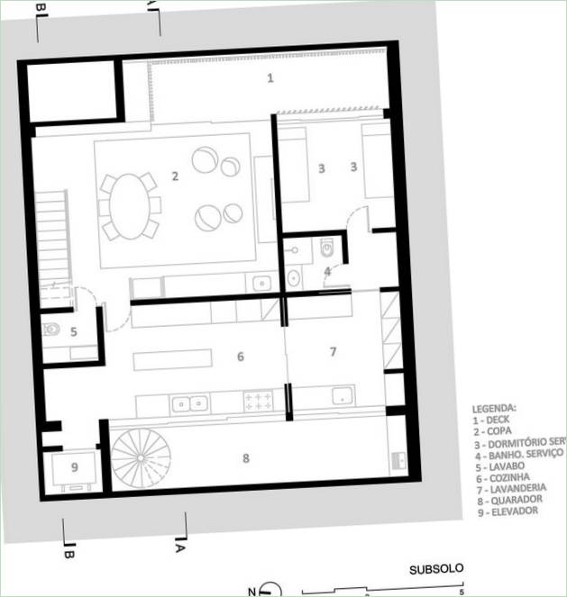 Plan shema privatne kuće 12 12