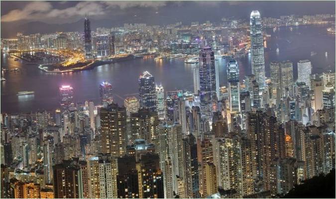 Pogled na grad Hong Kong