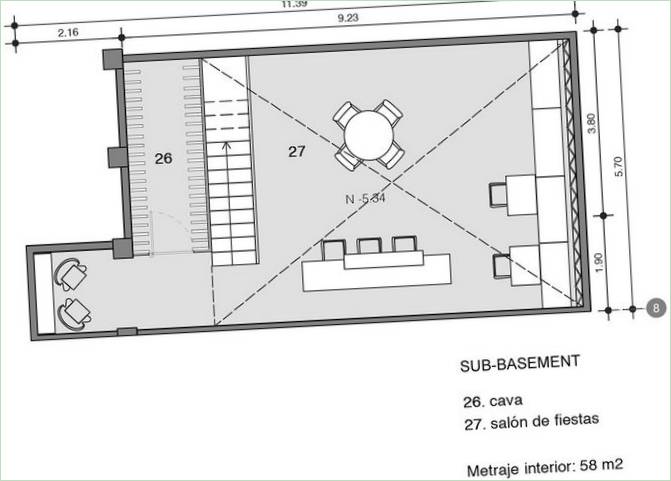 Plan Luksuzne ladanjske kuće u Meksiku