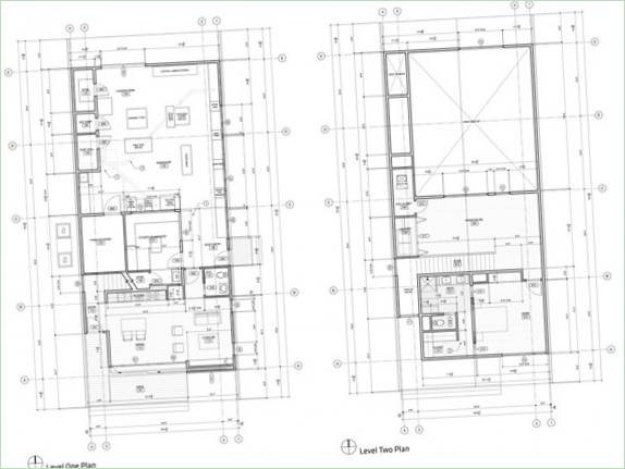 Plan-shema seoske kuće