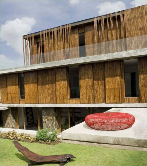 Izvorni dizajn kuće u etničkom stilu iz studija Nazionine