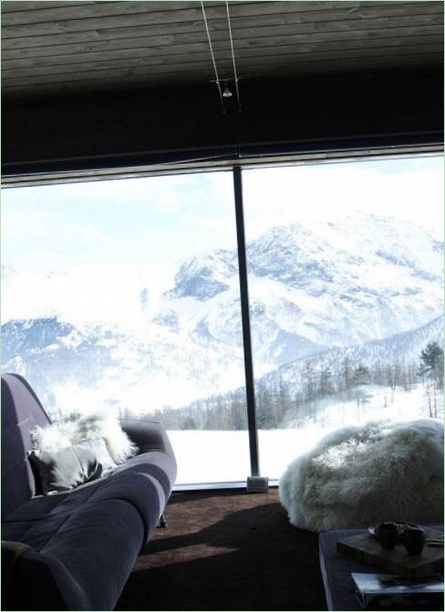 Dizajn interijera Vikendice 2 u planinama u Italiji