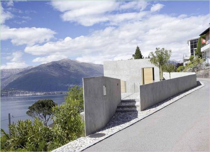 Kuća s panoramskim pogledom na jezero maggiori iz asa, asa, asa, Švicarska