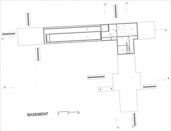 Privatna Vila u Hrvatskoj-plan podruma