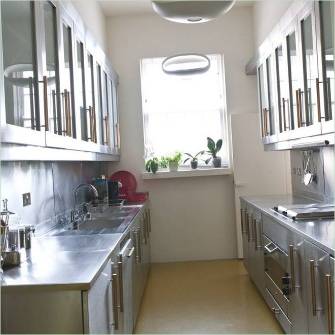 Dizajn kuhinjskog prostora kuće u Londonu