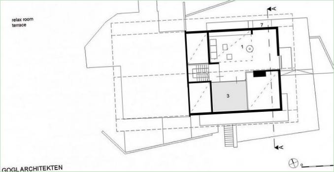 Plan Haus Wiesenhof od Gogl Architekten