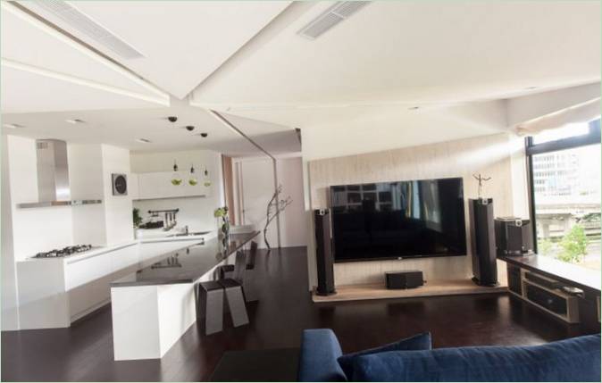 Moderan apartman u Taipeiju, Tajvan