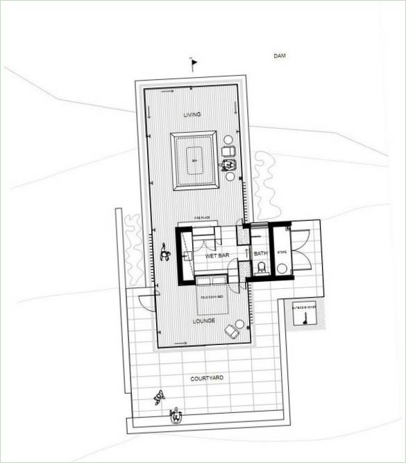 Residence a Australija. Plan